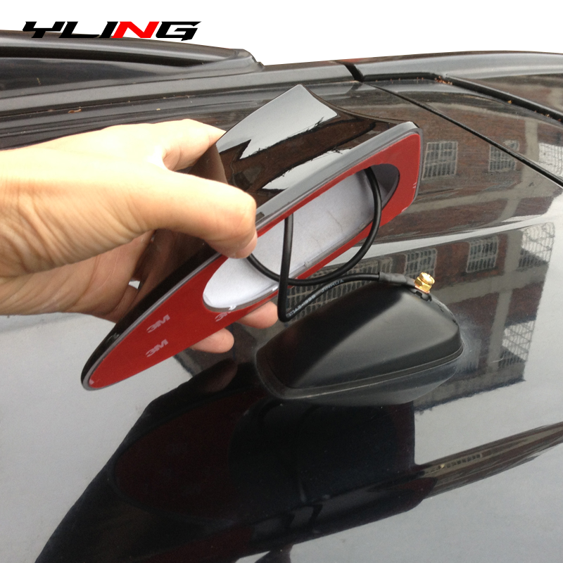 Cubierta de antena con forma de aleta de tiburón para coche, Base de repuesto, antenas de señal de Radio, accesorios exteriores de techo, decoración