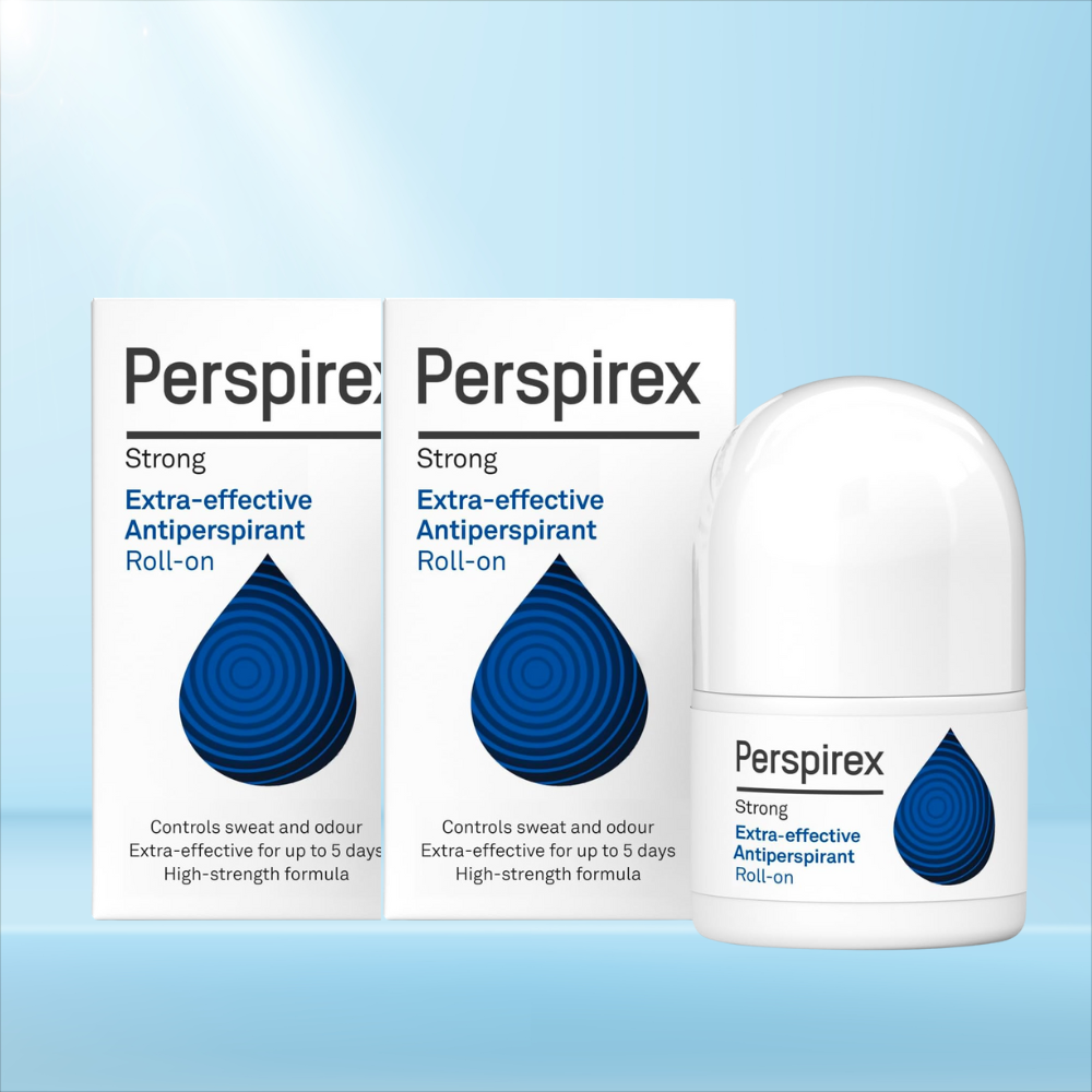 PERSPIREX STRONG Antiperspirant roll 20ML, 3-5 days Odour Protection, perfume free, EASY TO USE