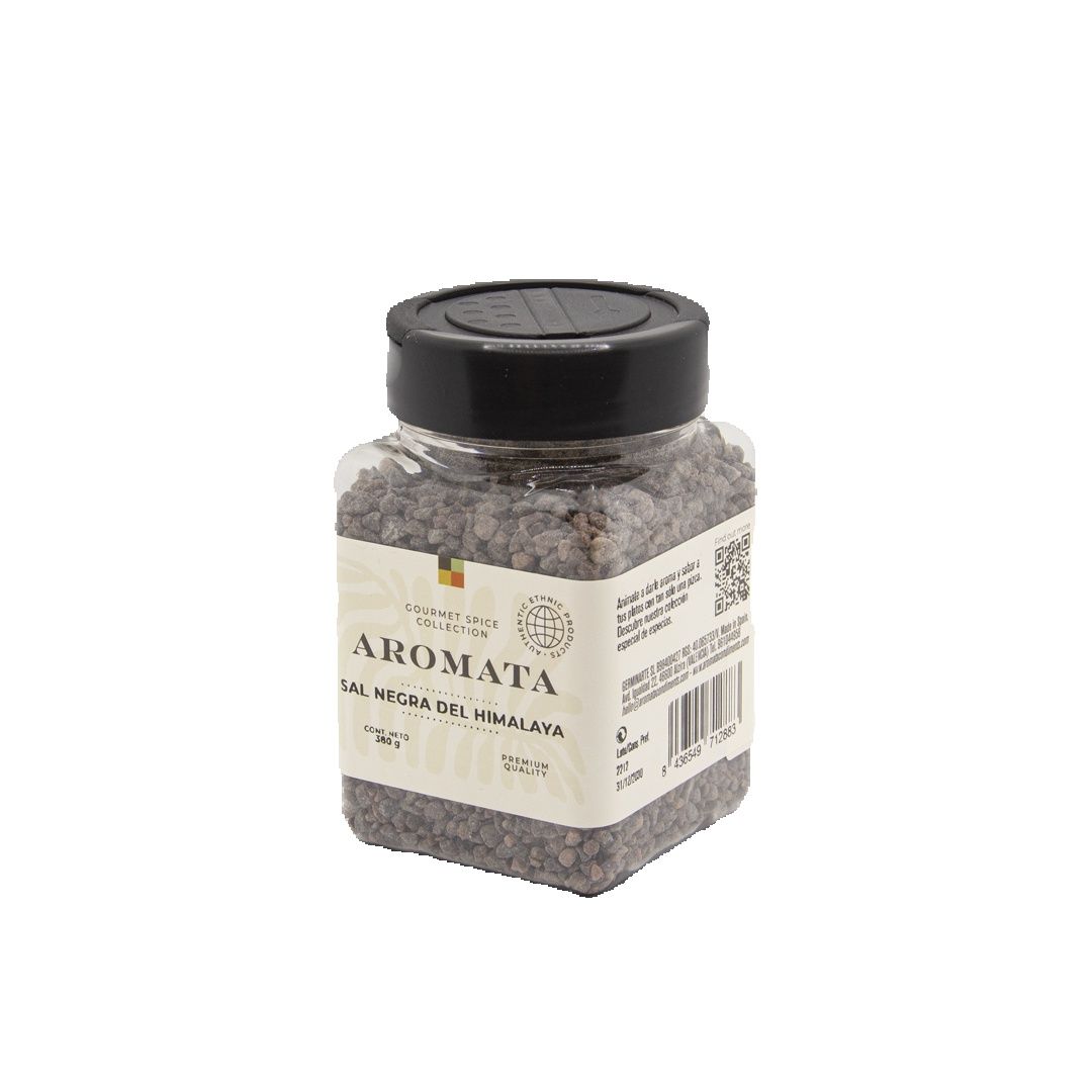 Aromata Sal Negra del Himalaya - Sabor a Huevo Frito - 380 Gr