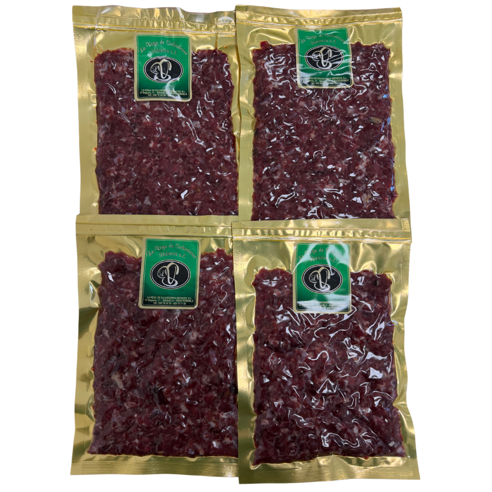 Picadillo jamón ibérico | 4 Sobres 1Kg | La Vega de Salvatierra