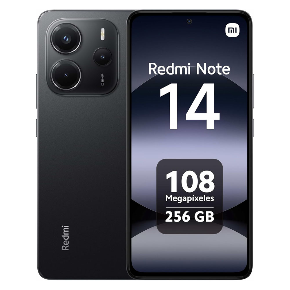 Xiaomi Redmi Note 14 8GB+256GB Teléfono Móvil | Pantalla AMOLED 6.67" 120Hz | Cámara 108MP | Batería 5500mAh Sin cargador