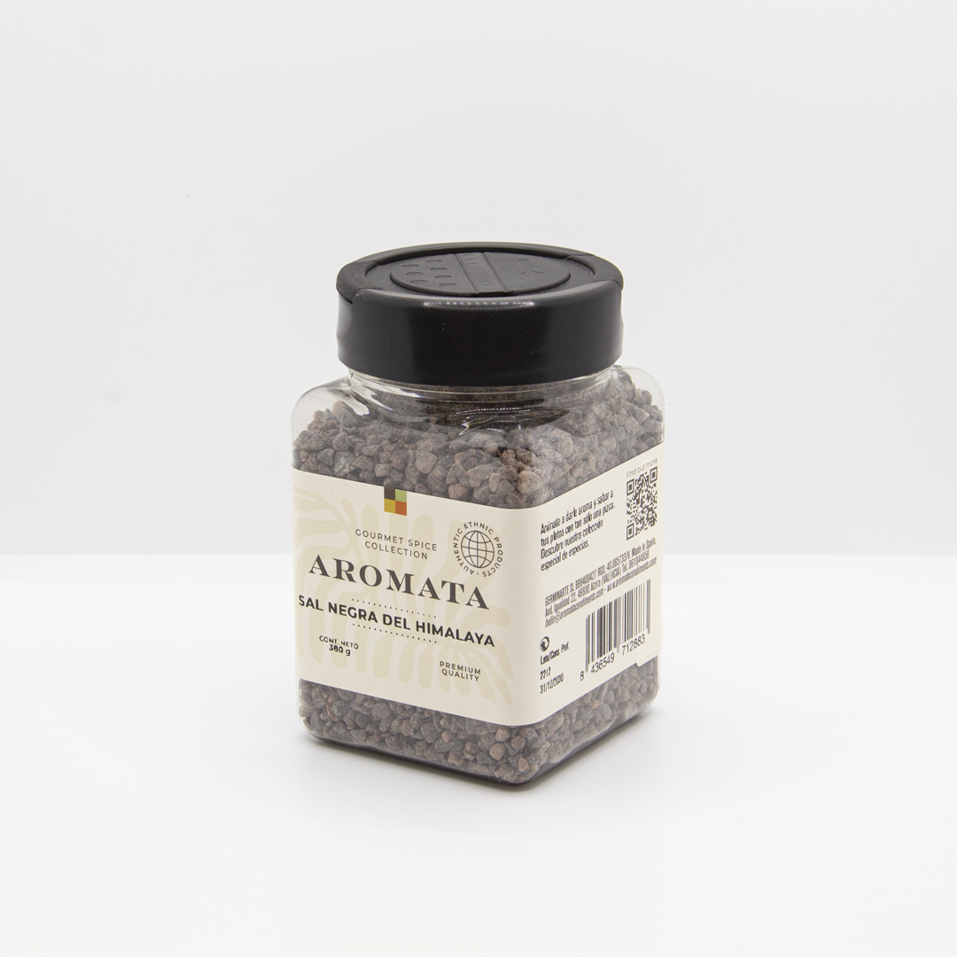 Aromata Sal Negra del Himalaya - Sabor a Huevo Frito - 380 Gr