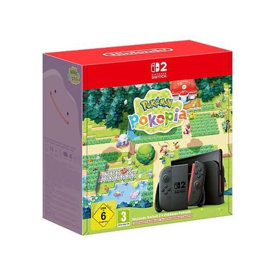 Nintendo Switch 2 + Pokémon Pokopia, 7,9”, 256 GB, Blu e Rosso Neon