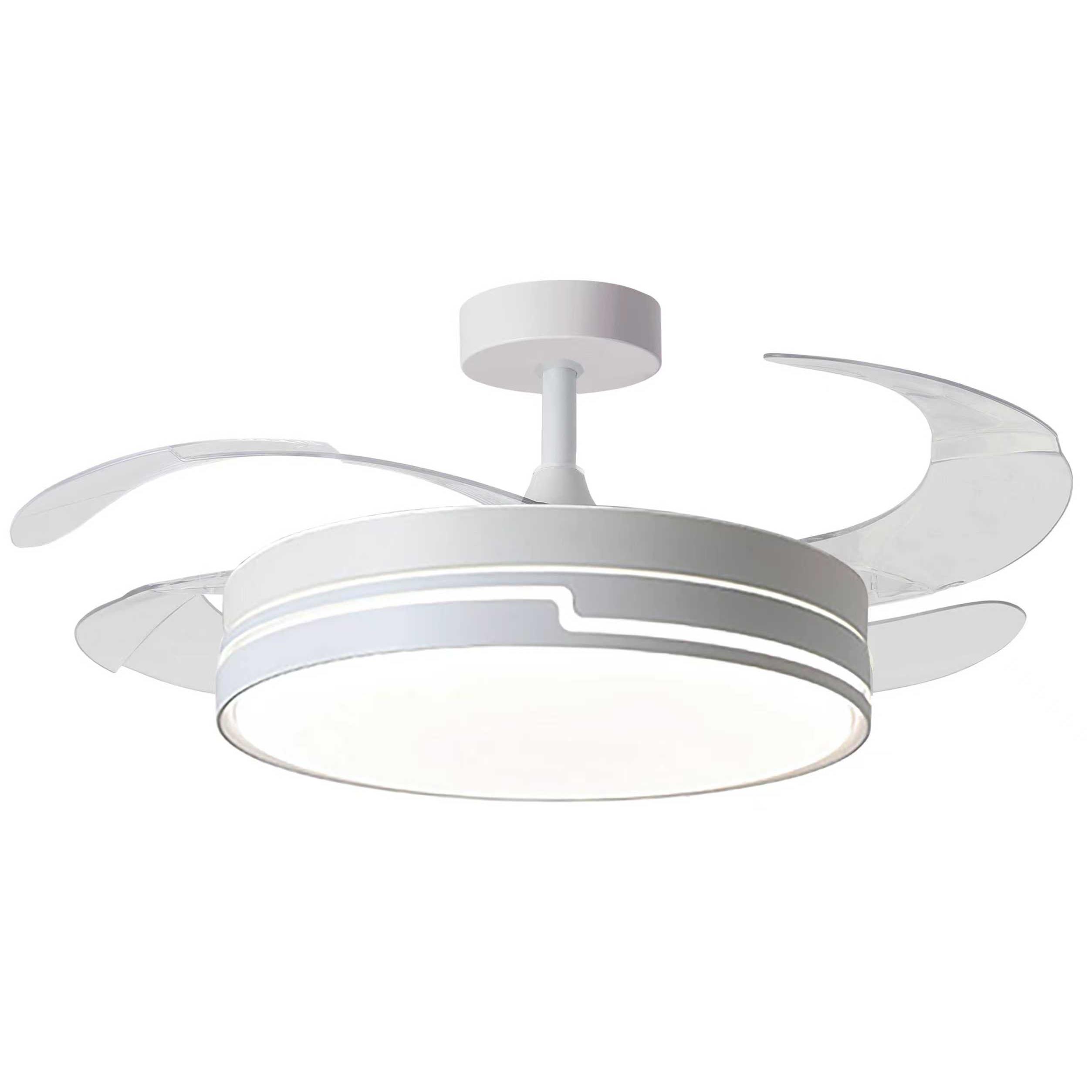 BEL AIR HOME - Ventilador de Techo ROBIN con Luz LED Personalizable y Motor DC Eficiente
