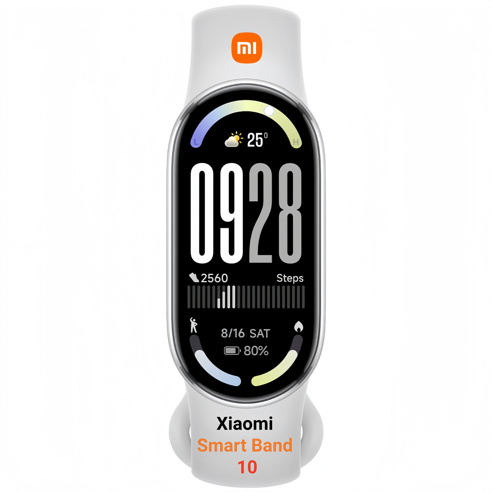 Xiaomi smartband 10 - hyperos 2.0, 1.72” amoled screen, health/sleep monitoring, 150+ sports modes, fast charging, 5atm