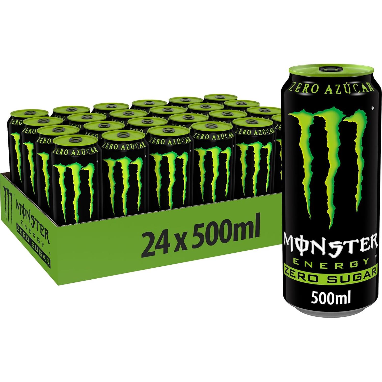 Monster monster energy green zero sugar 24*500 ml