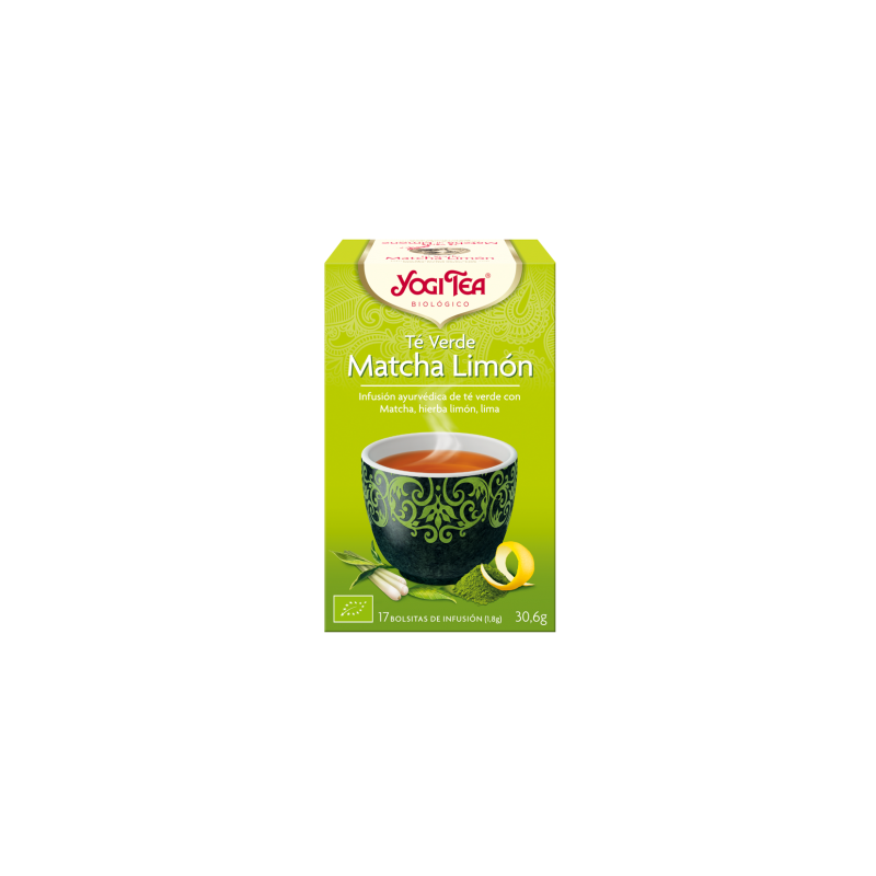 YOGI TEA TE VERDE MATCHA AL LIMON 17 BOLSITAS