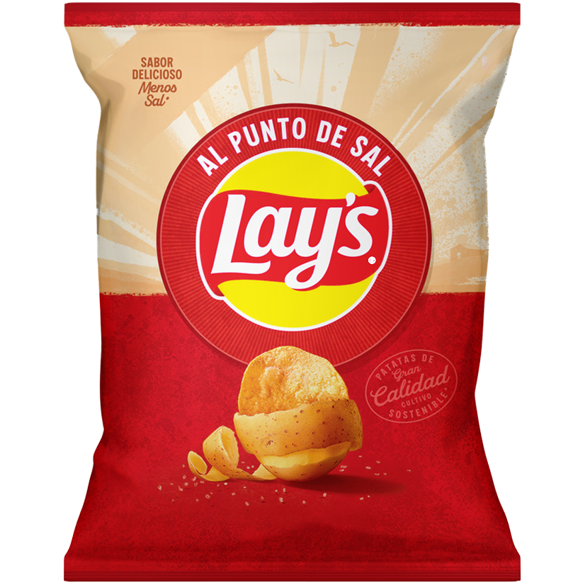 PACK de 12 - Batatas fritas Lay's sabor sal12 x 150g PEPSICO