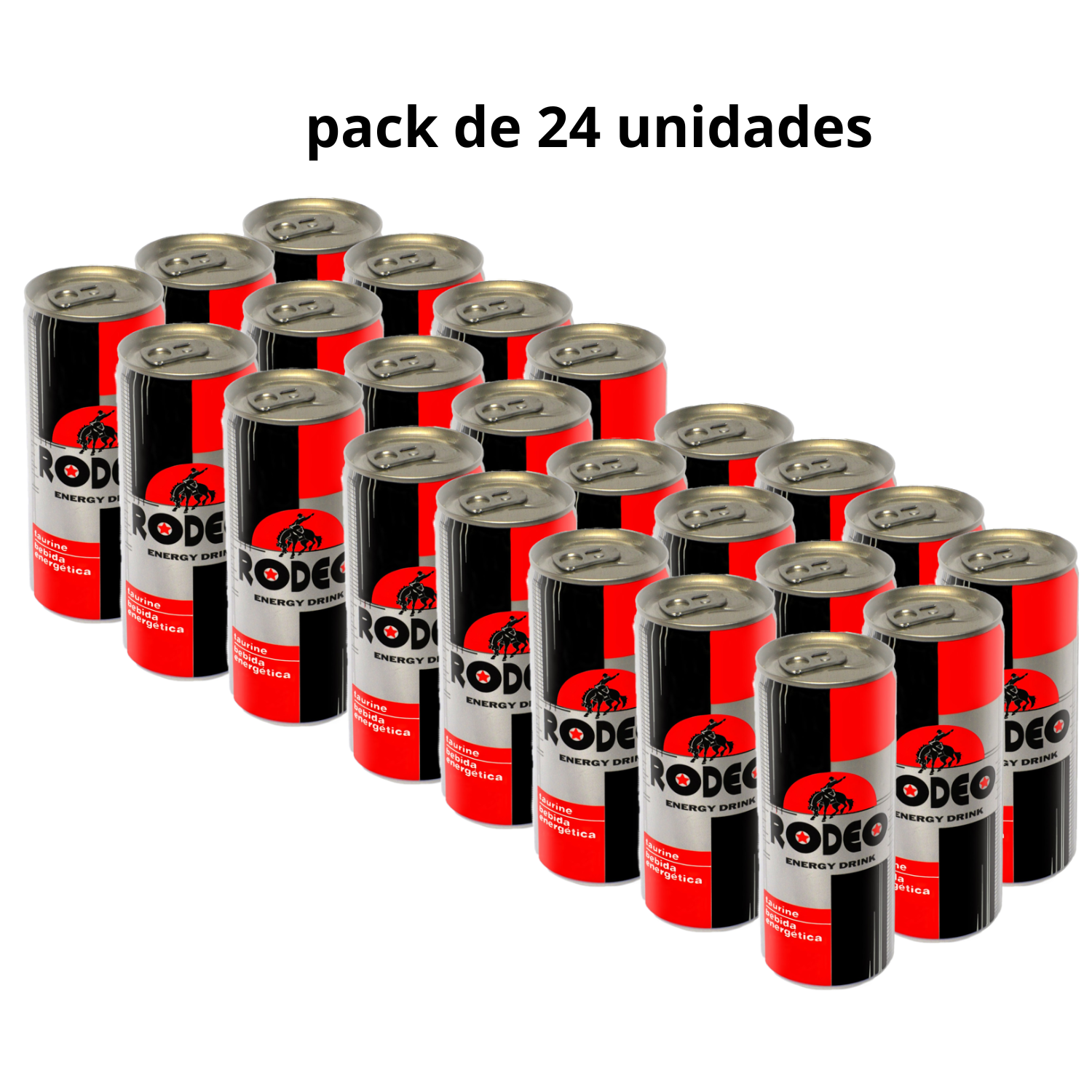 PACK DE 24 UNIDADES RODEO BEBIDA ENERGETICA