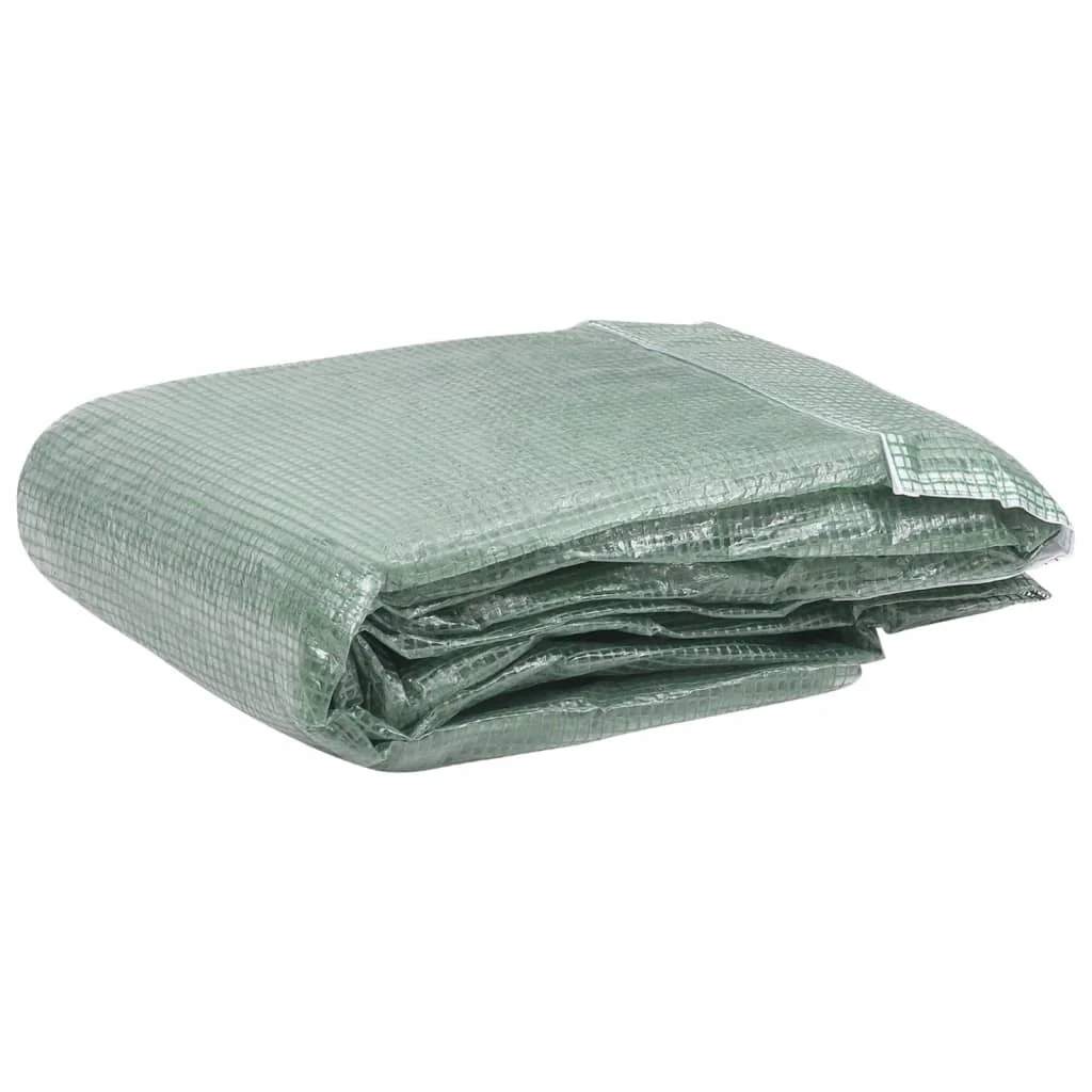 Vidaxl green greenhouse replacement cover (32 m2) 400x800x200 cm