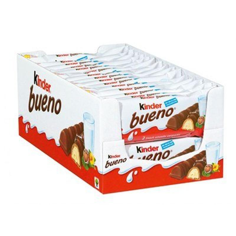 BARQUILLO T.2 KINDER BUENO  30UD - Deliciosos barquillos de chocolate Kinder Bueno, caja de 30 unidades ¡Compra ahora!