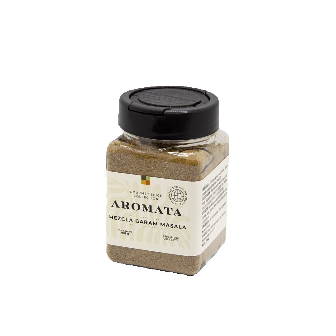 Garam Masala Mix da Aromata Condiments, uma mistura exótica da cozinha indiana ligeiramente picante