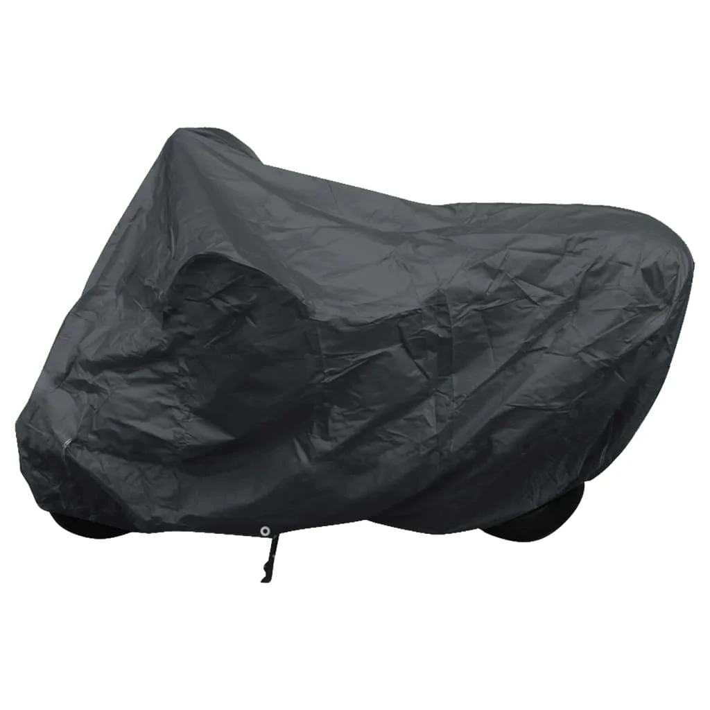 Vidaxl polyester gray motorcycle cover