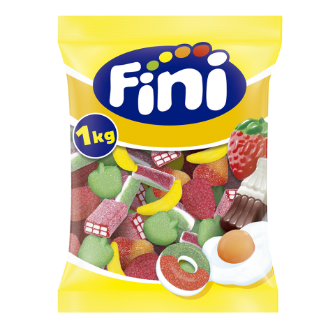 GOMINOLAS SURTIDAS AZÚCAR PARTY MIX FINI 1KG.