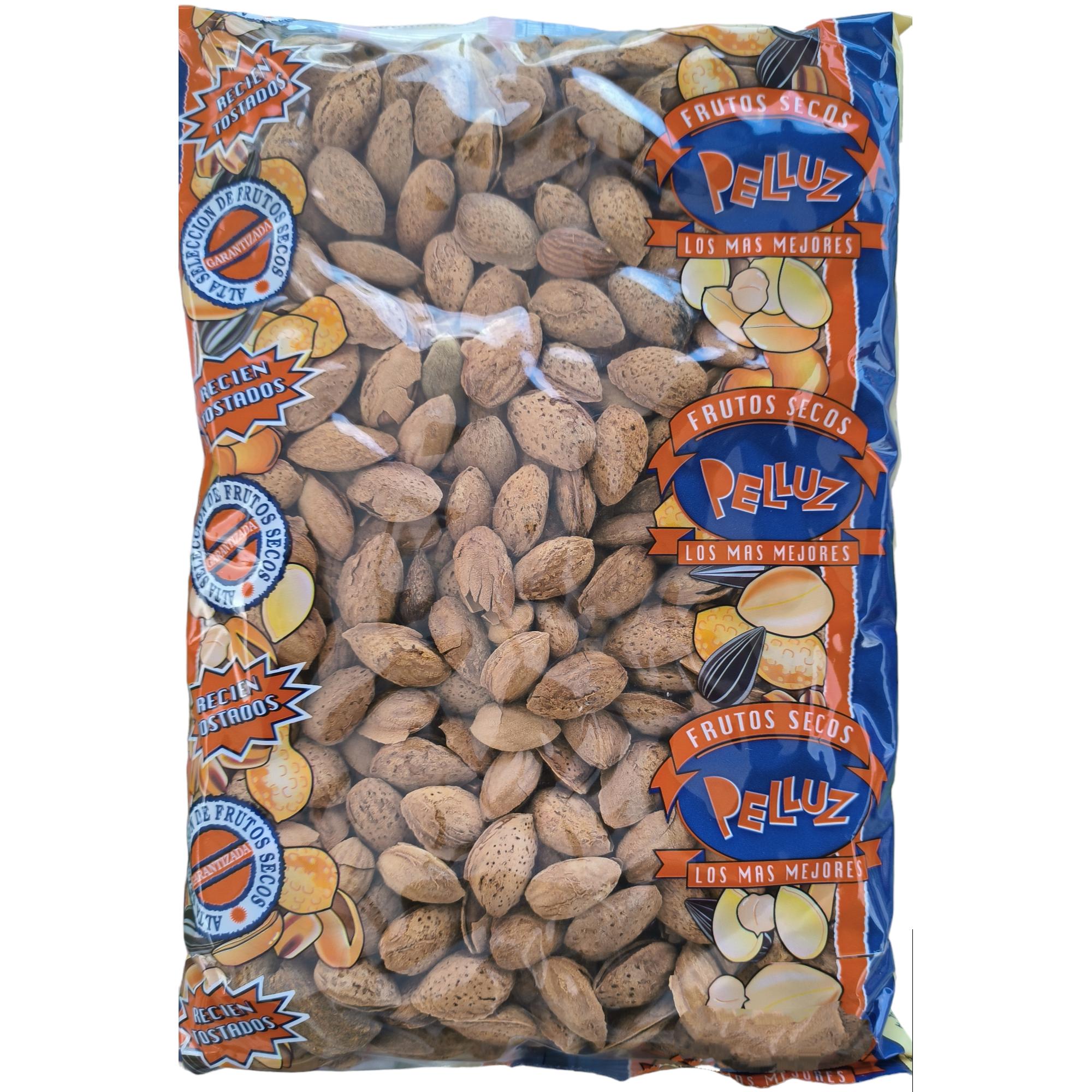 Amêndoa com Casca 1 Kg - amêndoa sem sal - pinuz