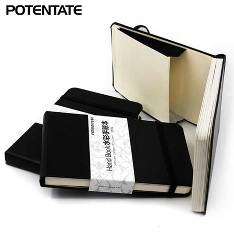 POTENTATE 300 g/m2 24 fogli Libro conto a mano per acquerello/pad/carta Quaderno per schizzi Manuale per colori ad acqua Libro da disegno artistico/carta