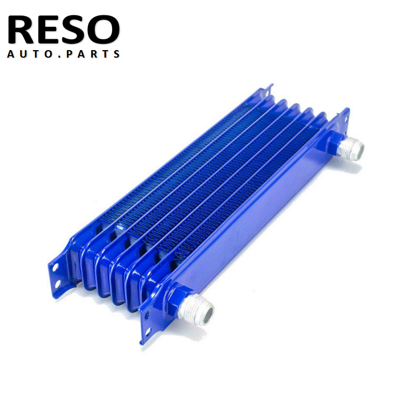 Pendingin Oli Universal 7 Baris AN10 Pendingin Oli Trust Transmisi Mesin 10AN 10 Biru