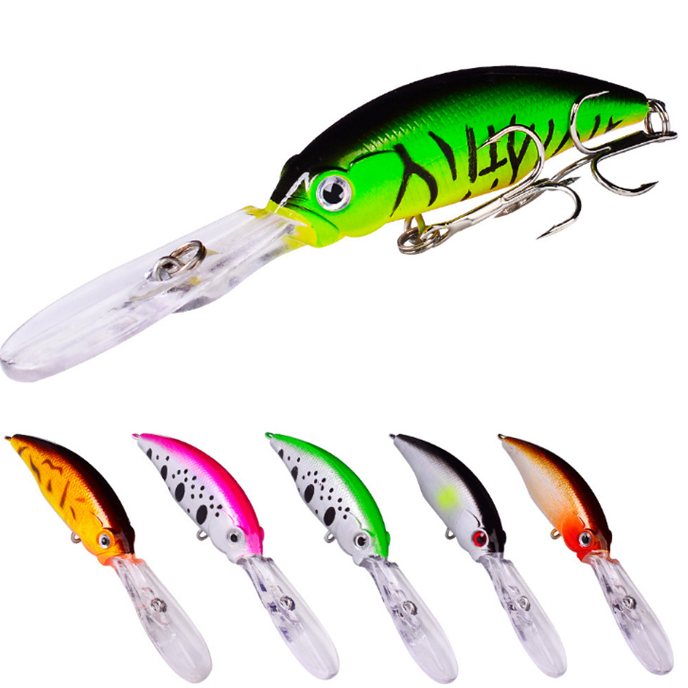 1PCS 8g/10cm Minnow Angeln Locken Schwimmende Wobbler Kunststoff Harten Köder Crankbait 3D Augen Trolling Karpfen hecht Bass Pesca Angehen