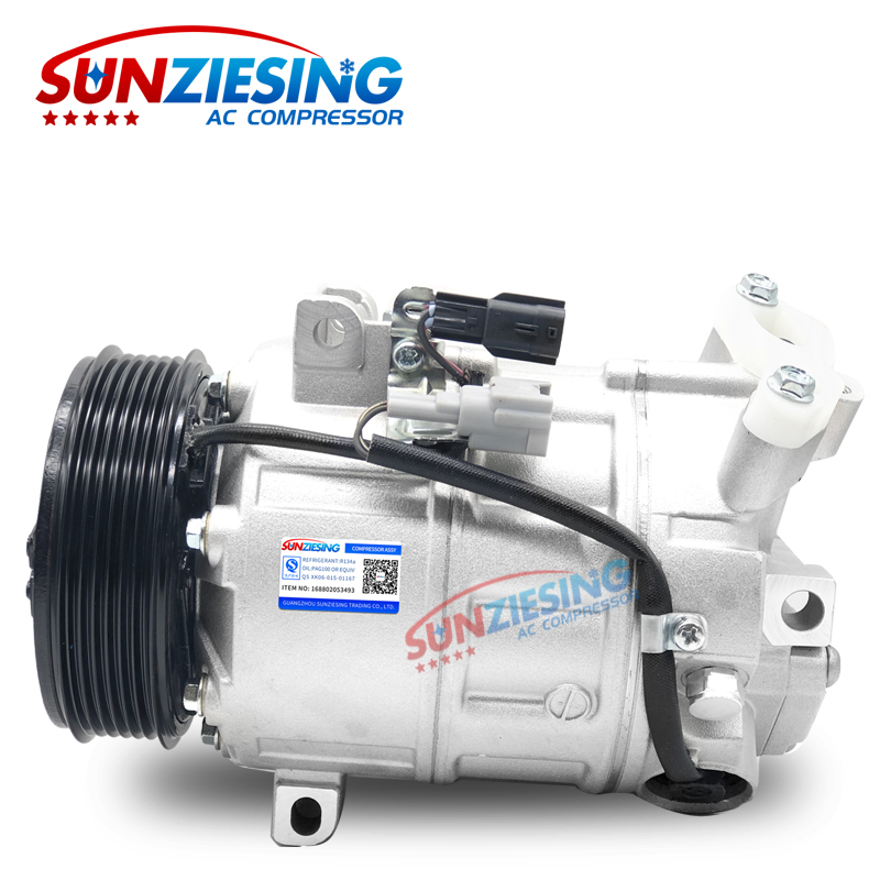 Компрессор кондиционера для Nissan X-Trail(T31) 2.0L 2007-2015 Renault Laguna III (BT0/1) 2.0L 2007-2015 DCS17EC 119 мм 6PK 12 В