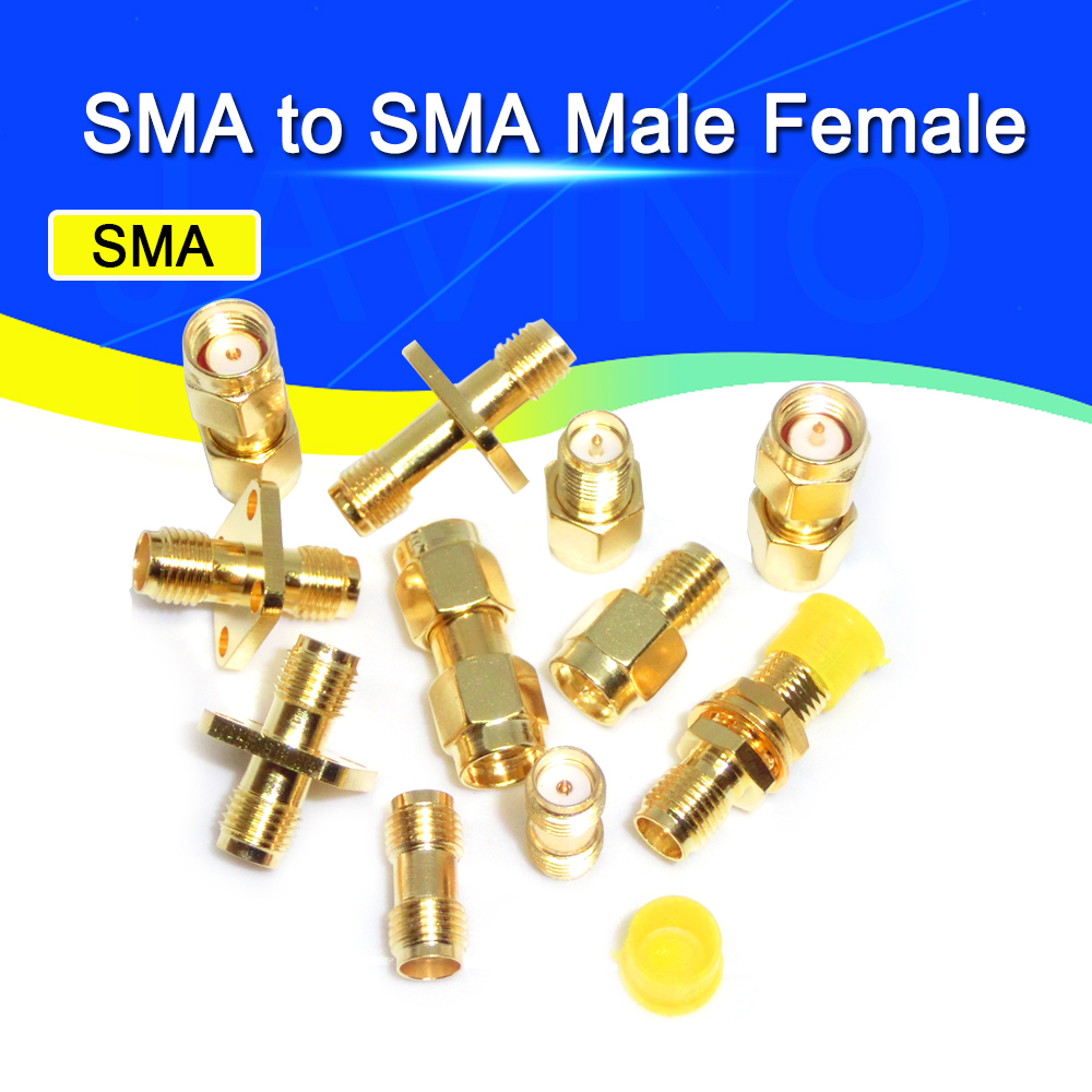 1-10szt Javino Adapter SMA / RP-SMA do SMA / RPSMA Wtyczka męska i gniazdo żeńskie Proste i kątowe złącze koncentryczne RF