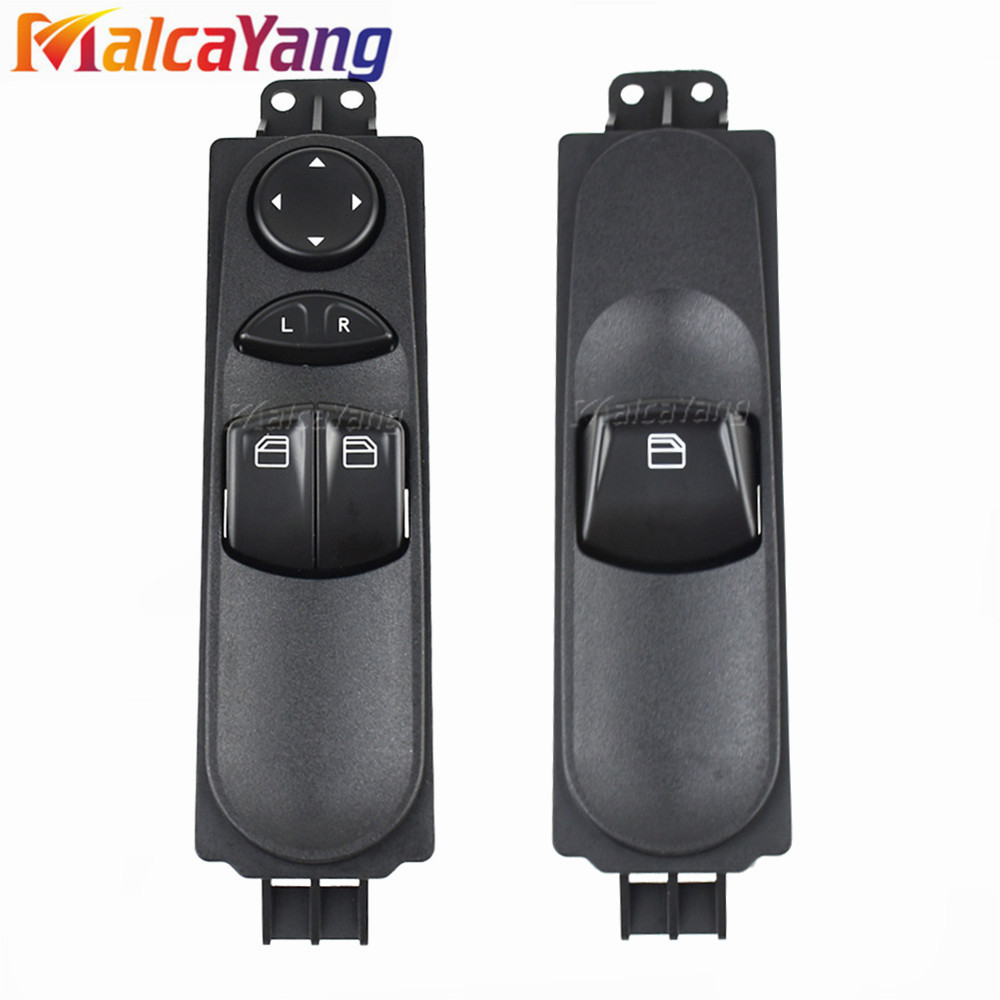 Dành Cho Xe Mercedes -Benz W639 Vito Mixto Kasten 2003-2015 Trước Bên Trái & Trước Bên Phải Đổi Nguồn Cửa Sổ Công Tắc tay Cầm Nút