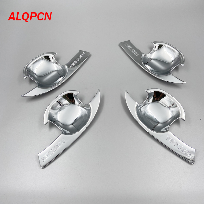 Pintu Luar Handle Bowl 4 Pcs/set Chrome Penutup untuk 2012-2015 Toyota FORTUNER Model