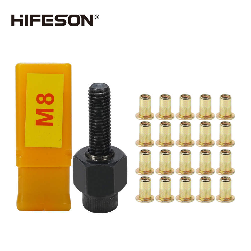 Hifeson-ナット付きハンドリベット,リベット留めツール,m3 m4 m5 m6 m8 m10