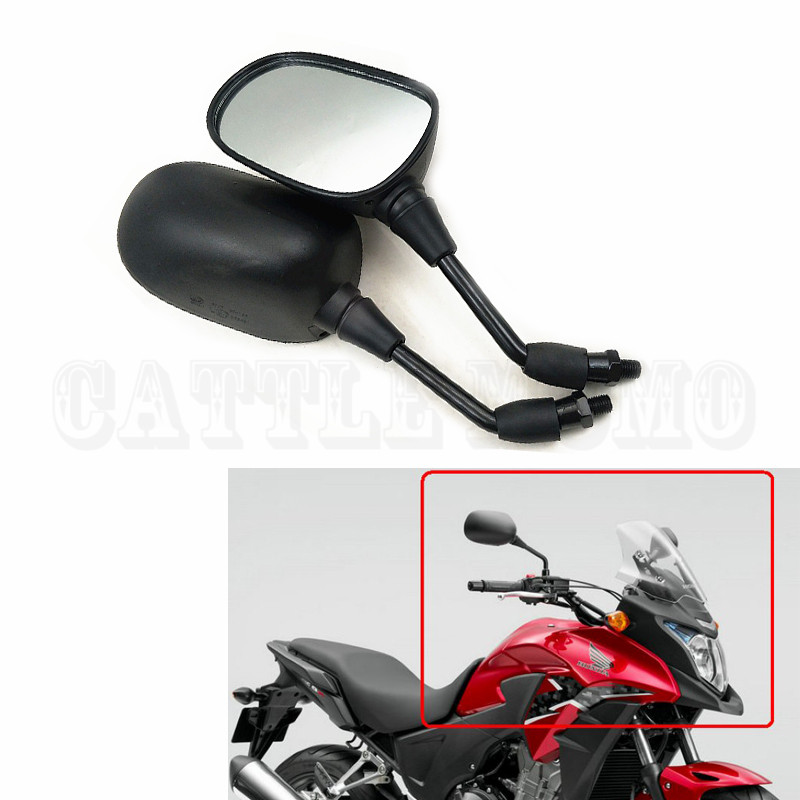 Мотоциклетные зеркала заднего вида 10 мм для Honda CB400X CB400F CB500F CB500X CB 400X 400F 500F 500X