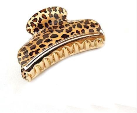 Pinzas acrílicas para el pelo para mujer, accesorios para el cabello, pinza para el pelo de leopardo, oferta