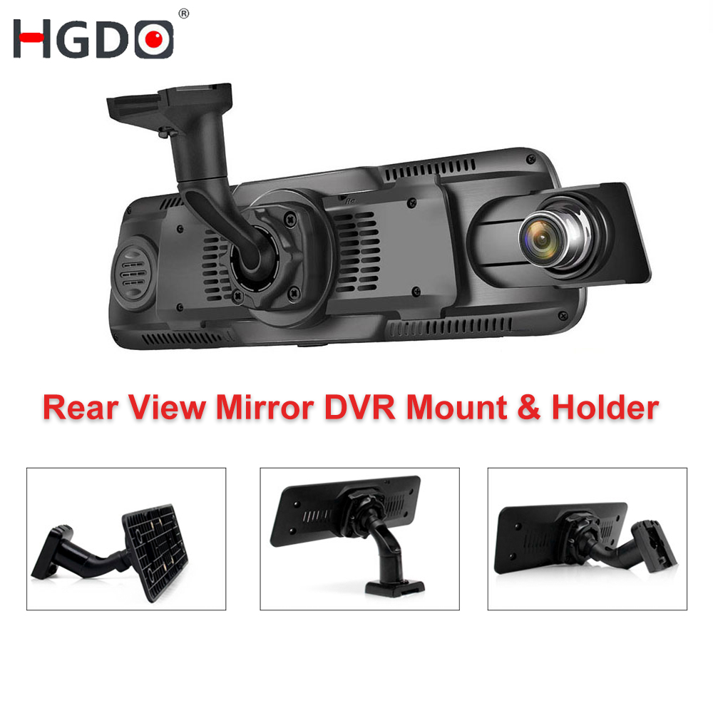 Supporto HGDO per DVR Auto, Montaggio su Specchietto Retrovisore, Supporti per GPS Auto, Registratore Video, Staffa in Metallo per Dash Cam