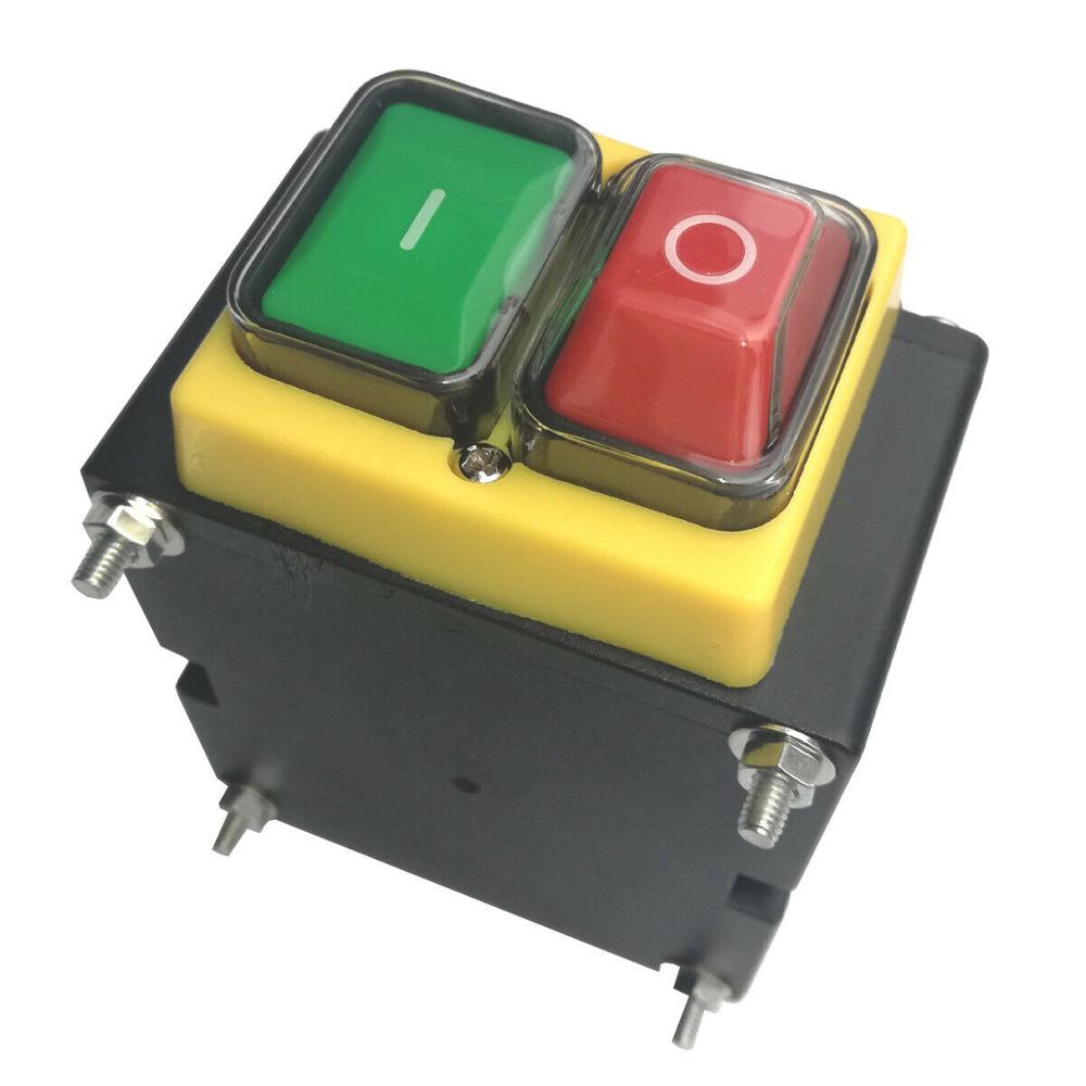 KEDU-interruptor electromagnético Industrial KOA8, pulsador de encendido y apagado con protección contra cortes de energía y bajo voltaje, 230V, 16(8)A