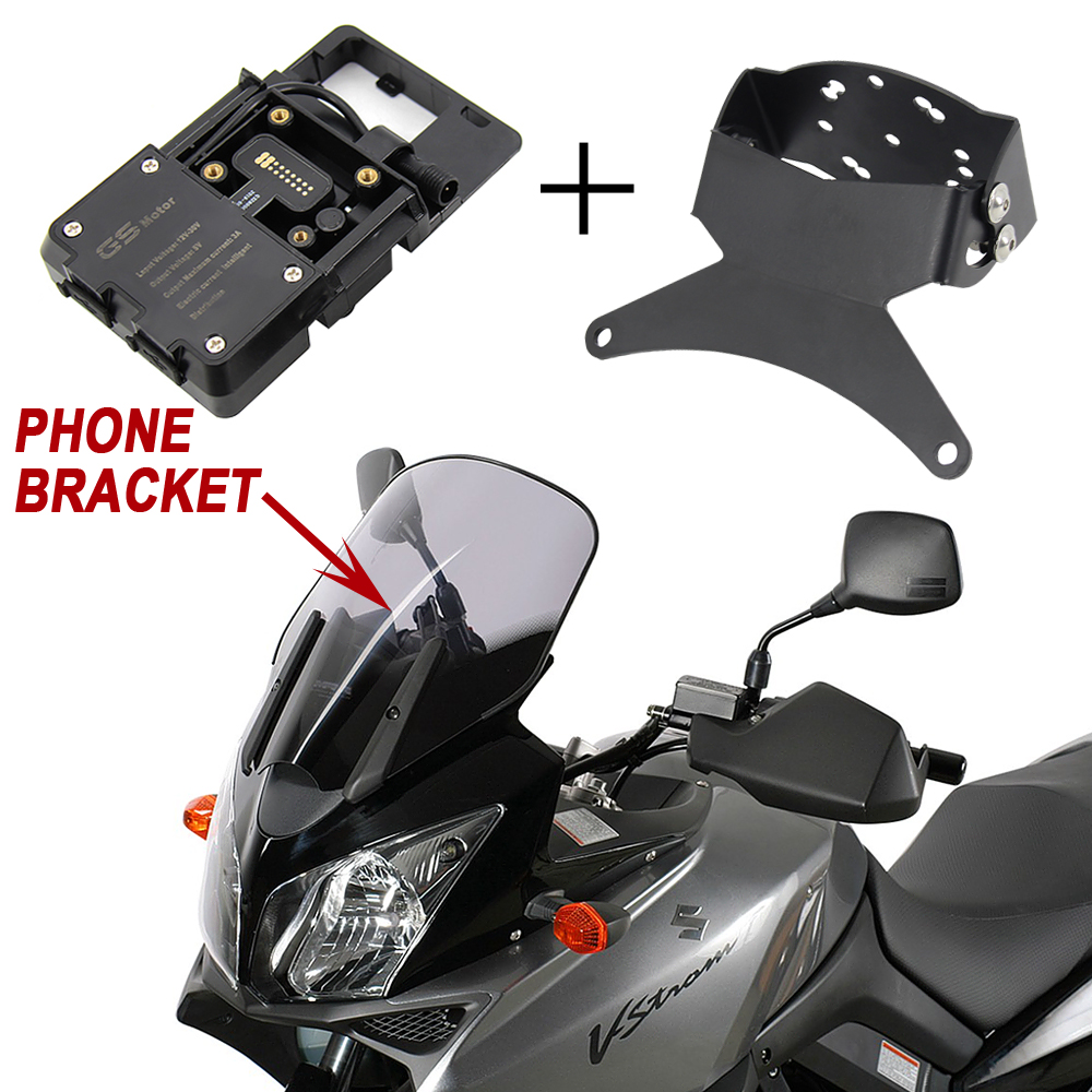 Nowy motocykl do SUZUKI v-strom 650 1000 DL 1000 650 Vstrom uchwyt do montażu smartfon uchwyt GPS uchwyt do nawigacji