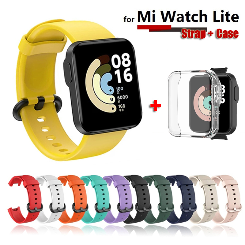 Correa de repuesto para Mi Watch Lite, correas de silicona para reloj Redmi Watch 2 Lite, Correa