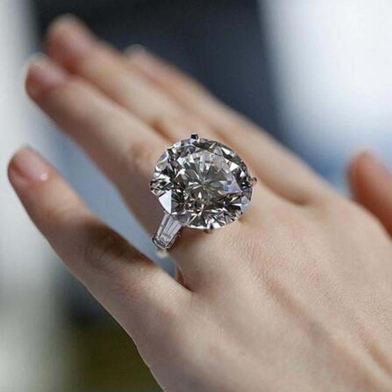 Bague Sona en argent Sterling 925 pour femme, bague de mariage, Solitaire, coupe ronde, 6ct, bijoux de luxe, pour fête, fiançailles