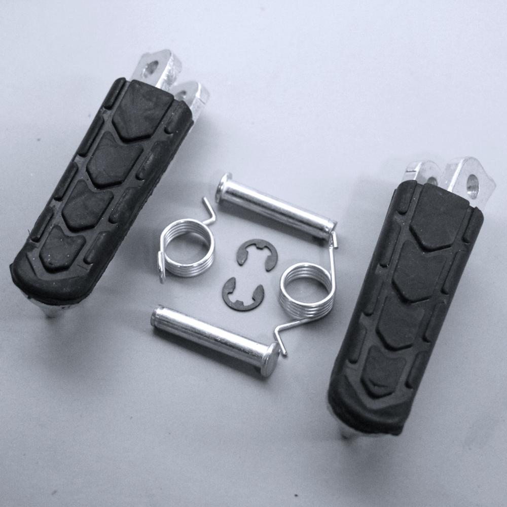 Front Footrest Foot Pegs Fit For Kawasaki Ninja 250 ZX6 ZX7 ZX9 ZX10 ZX12 ZX14