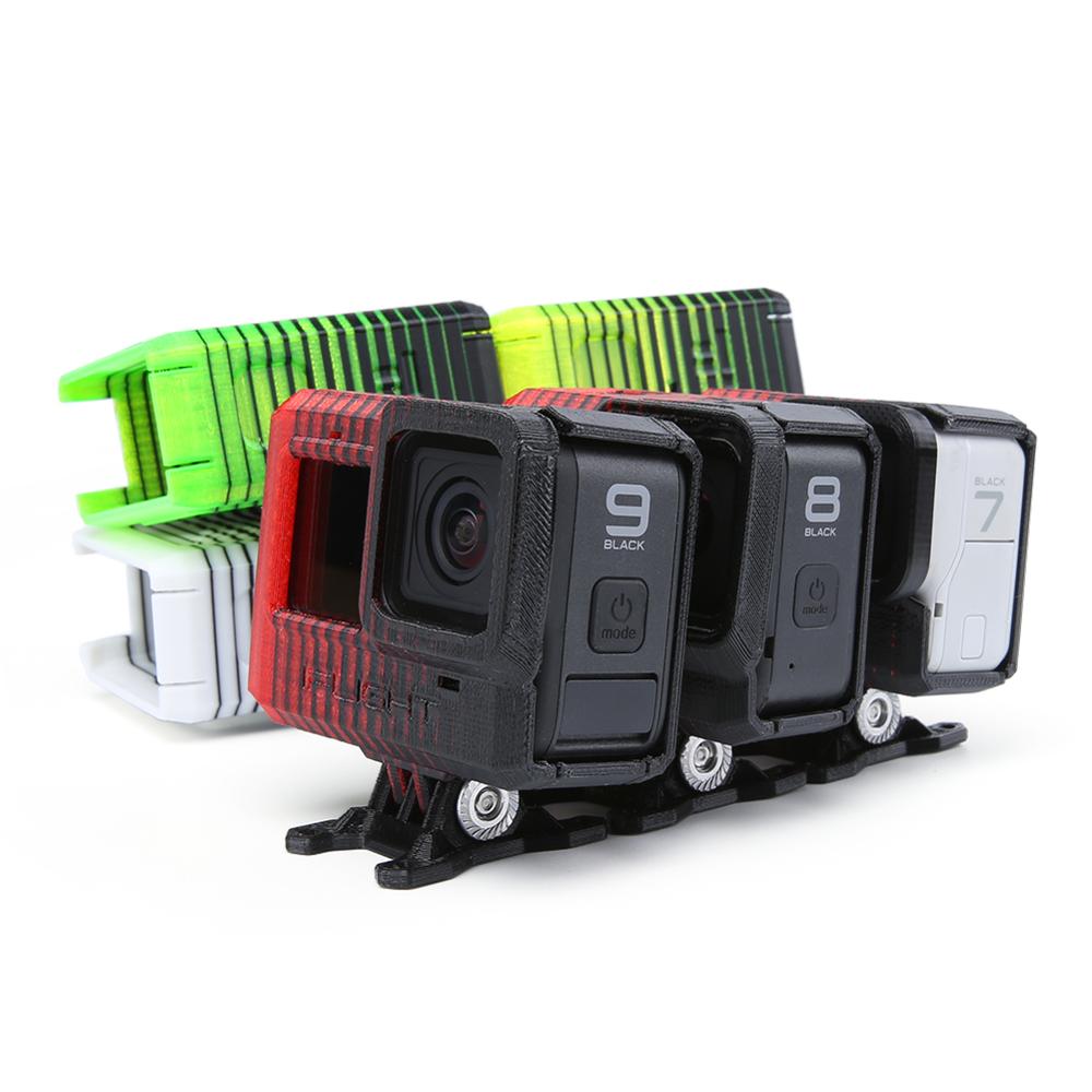 Support de caméra iFlight TPU à Angle réglable GoPro Hero 8/9/10/11 (0 ~ 40 ° ) pour FPV XL5/DC5/Chimera7/CineFlow 5/Helion 10/Nazgul F5/F6
