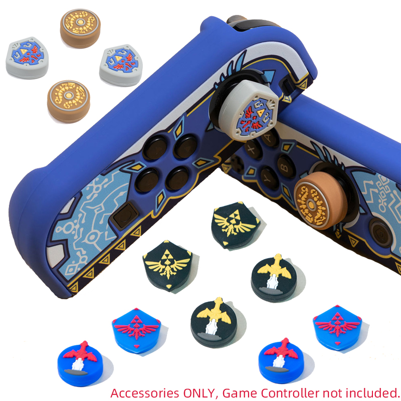 Capuchon de poignée de bâton de pouce en Silicone, couverture de Joystick souple, épée de jeu Skyward pour Nintendo Switch Oled NS Lite Joy-con, étui de manette de jeu