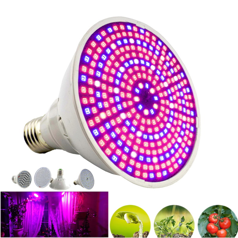 Volle Spektrum Led Wachsen Glühbirnen E27 Pflanzen Wachsen Lichter Lampe für Indoor Hydrokultur Zimmer Cultivo Gemüse Blumen Gewächshaus