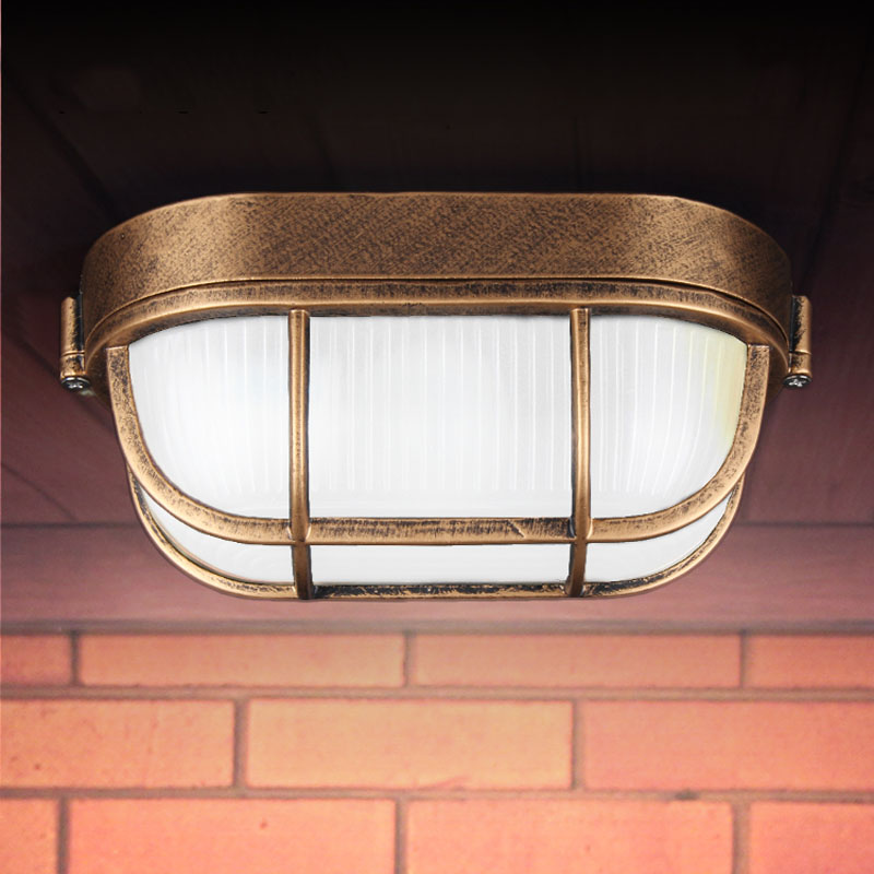 Lampe LED antidéflagrante, étanche et résistante à l'humidité, avec fixation par ventouse, pour salle de bain, balcon, entrepôt, usine