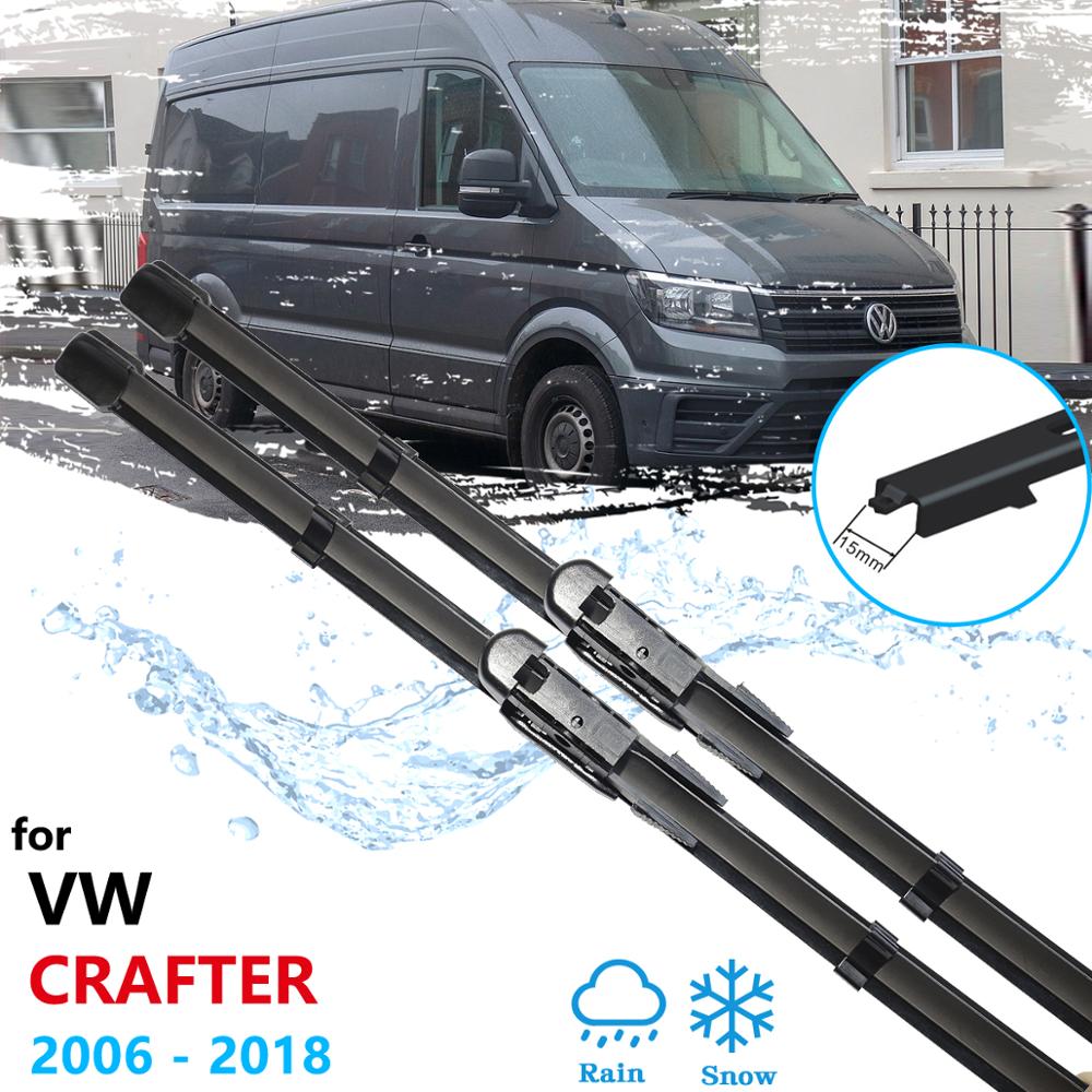 Auto Wisserbladen Voor Vw Crafter 2006 ~ 2018 Voorruit Ruitenwissers Auto Accessoires 2007 2008 2009 2010 2011 2012 2013 2014 2015