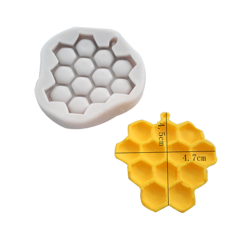Favo de mel abelha molde de silicone sugarcraft chocolate cupcake fondant bolo ferramentas de decoração