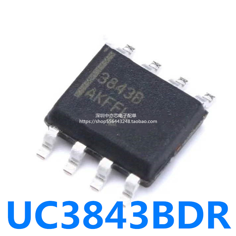 Asli 3843b Uc3843bdr Uc3843bd1r2g Sop8 Chip Pengendali Ic