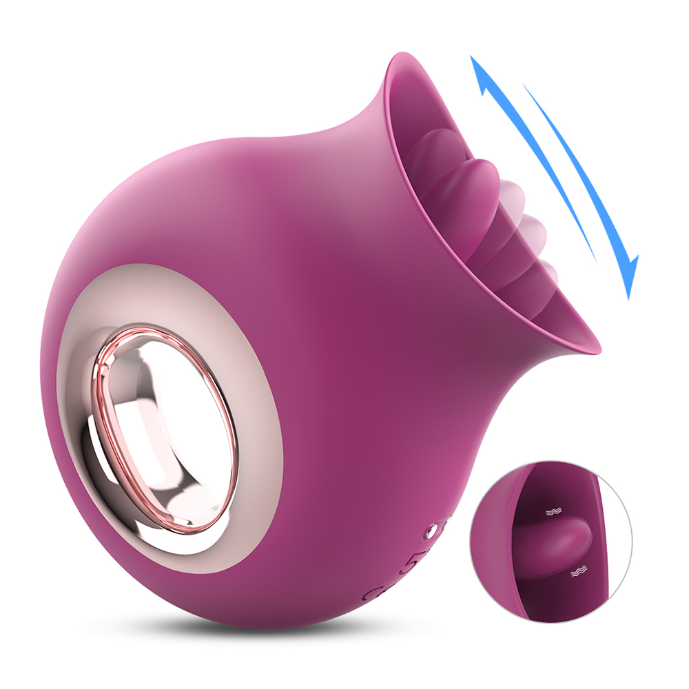 G Spot lingua leccata vibratore clitoride pubico stimolatore del capezzolo massaggiatore 9 modalità di vibrazione masturbatore giocattoli adulti del sesso per le donne