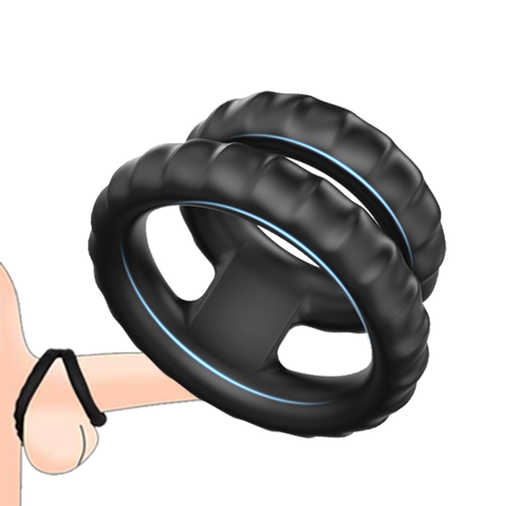 EXVOID Cock แหวนล็อค Scrotum ผูกยืดหยุ่นเพศของเล่นสำหรับผู้ชาย Erection อวัยวะเพศชายแหวนลูกเต๋า Delay Ejaculation Liquid ซิลิโคน
