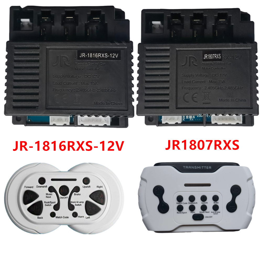 JR-1816RX-12V เด็กไฟฟ้ารถ 2.4G Bluetooth รีโมทคอนโทรล,JR1807RXS HY-RX-2G4-12VM กล่องควบคุมเครื่องส่งสัญญาณ