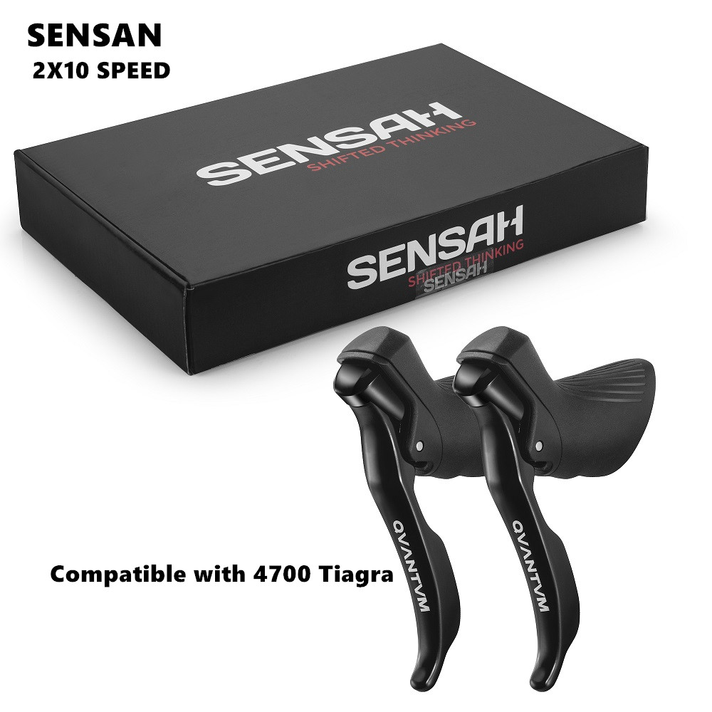 SENSAH STI Road Bike Shifters podwójne 2 × 10 prędkości dźwignia hamulca przerzutka rowerowa Groupset kompatybilny dla R7000 4700 Tiagra 8000