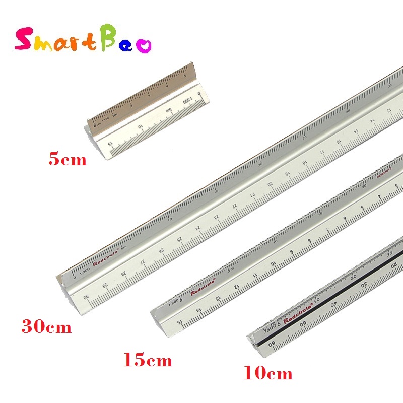 15Cm Nhôm 30Cm Hình Tam Giác Cân Thước Đo Chuyên Dụng Bộ Kim Loại Regua Desenho Cho Kiến Trúc Và Kỹ Thuật