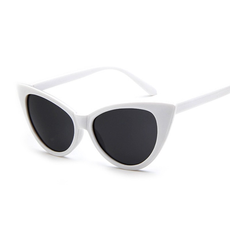 Gafas De Sol estilo ojo De gato Retro sexis para mujer, gafas De Sol clásicas en blanco y negro para mujer, gafas De Sol con montura De ojo De gato, gafas De Sol femeninas con gradiente