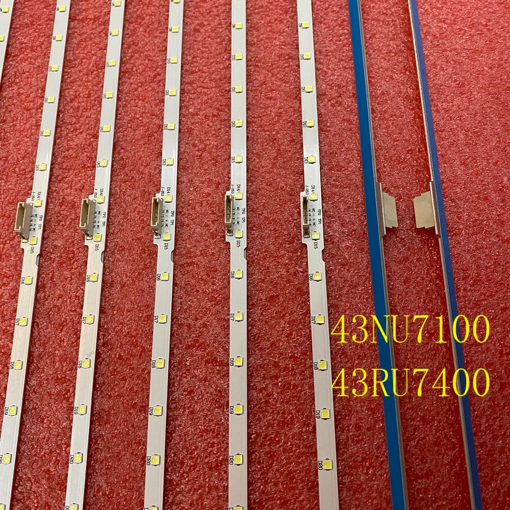 LED backlight strip for Samsung 43NU7100 UN43NU7100G UN43NU7100 UE43NU7100 UE43NU7120 UE43NU7170 UN43RU7400 BN61-15482A