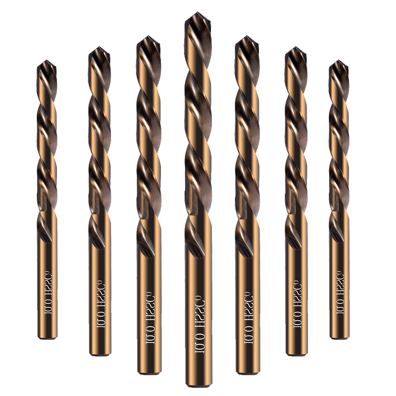XUHAN-Juego de brocas helicoidales recubiertas de cobalto, alta calidad, 1,0-13mm, HSS M35, broca de pistola para cortador de agujeros de madera/Metal, herramientas eléctricas